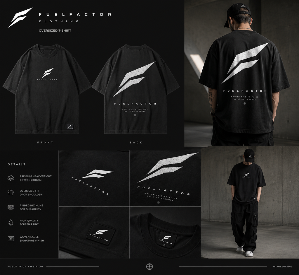 FuelFactor Signature Oversized Tee